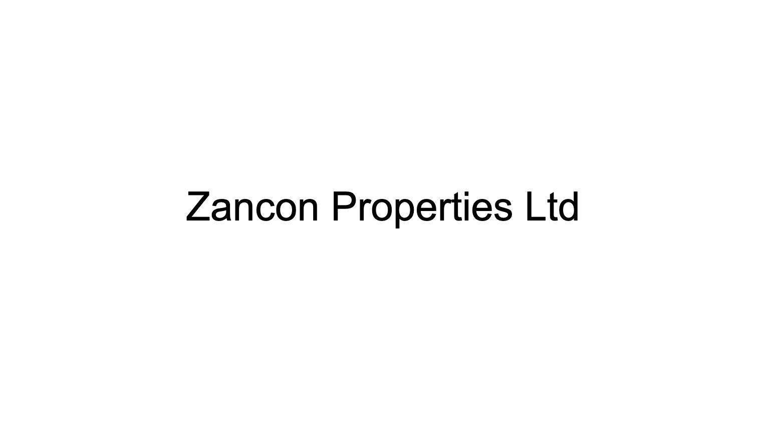 Zancon Properties Ltd