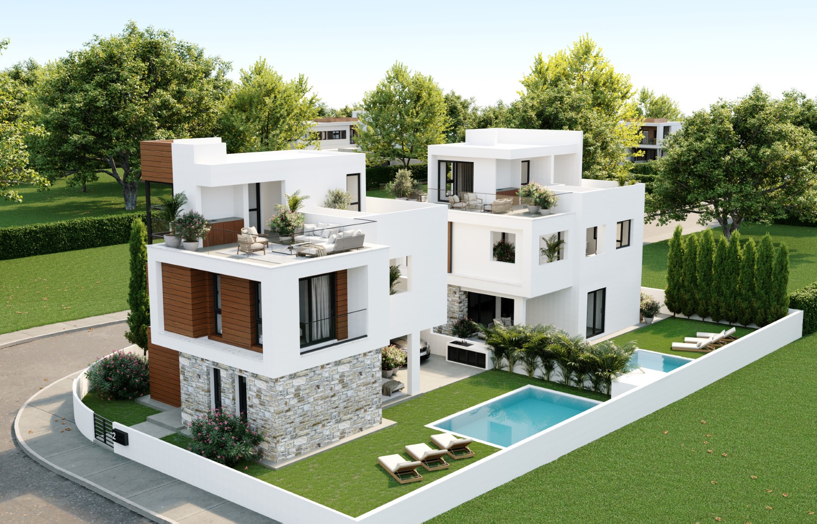Plot with two houses A51