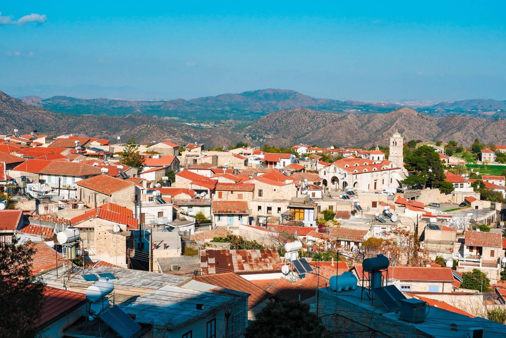 An old hotel in Lefkara is being renovated