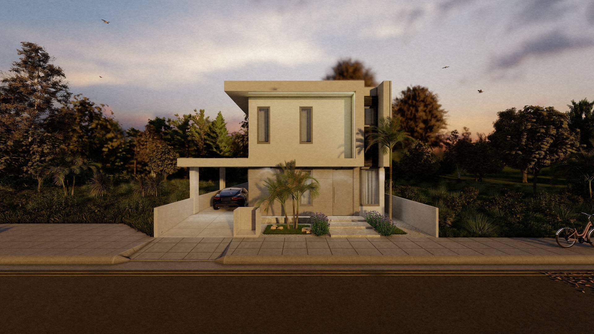 Houses in plot 2