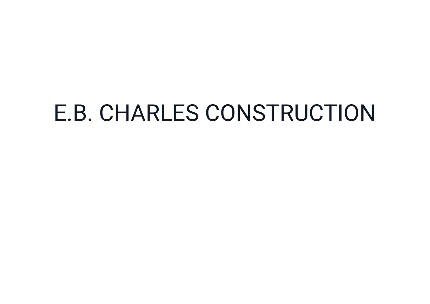 E.B. Charles Construction