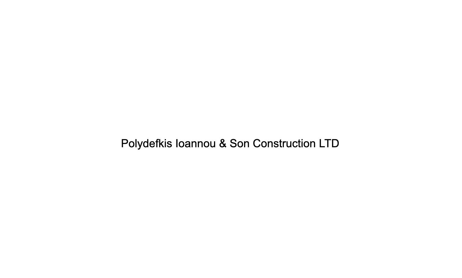 Polydefkis Ioannou & Son Construction LTD