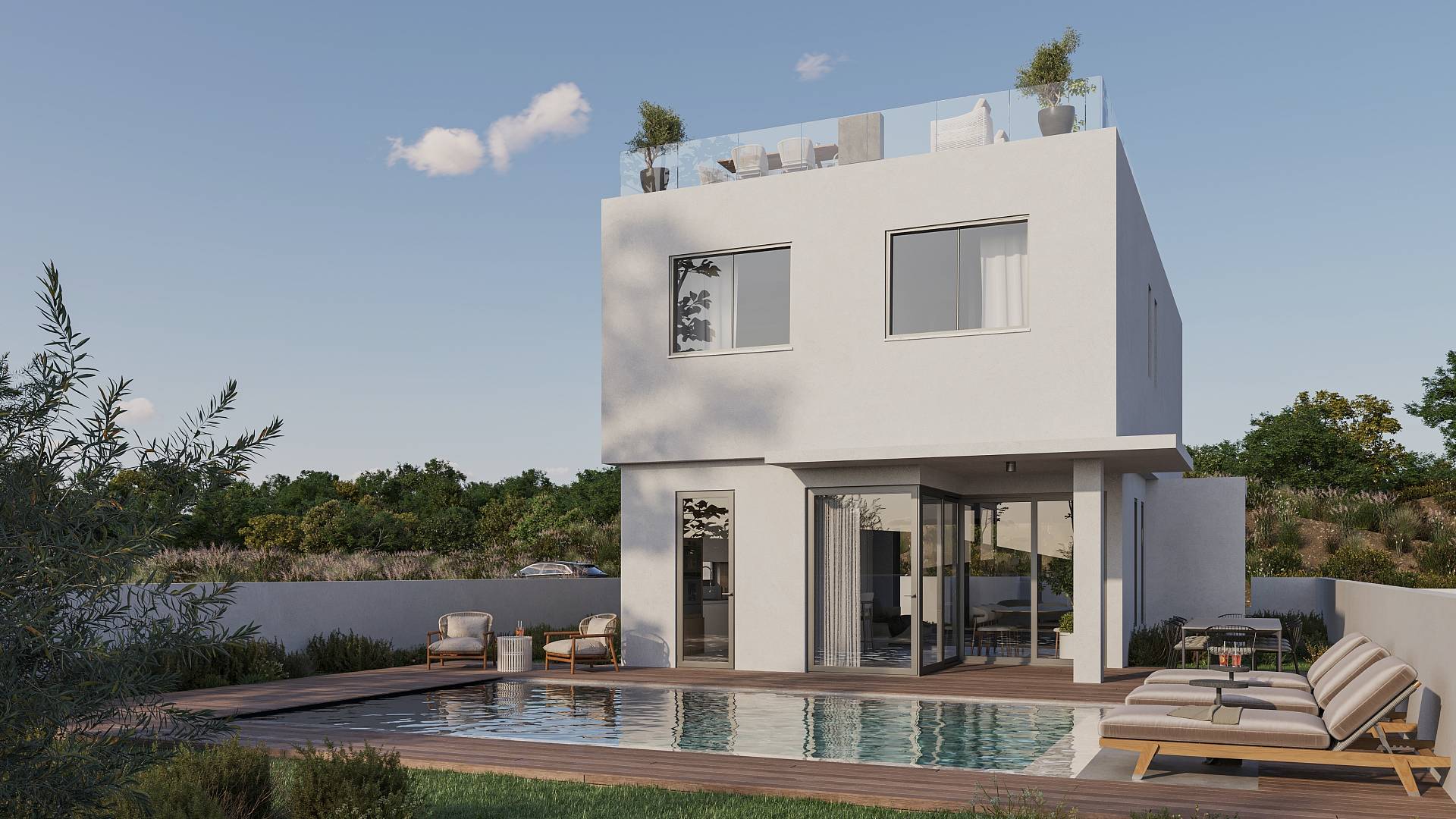 Chloraka Sea View Villas 6