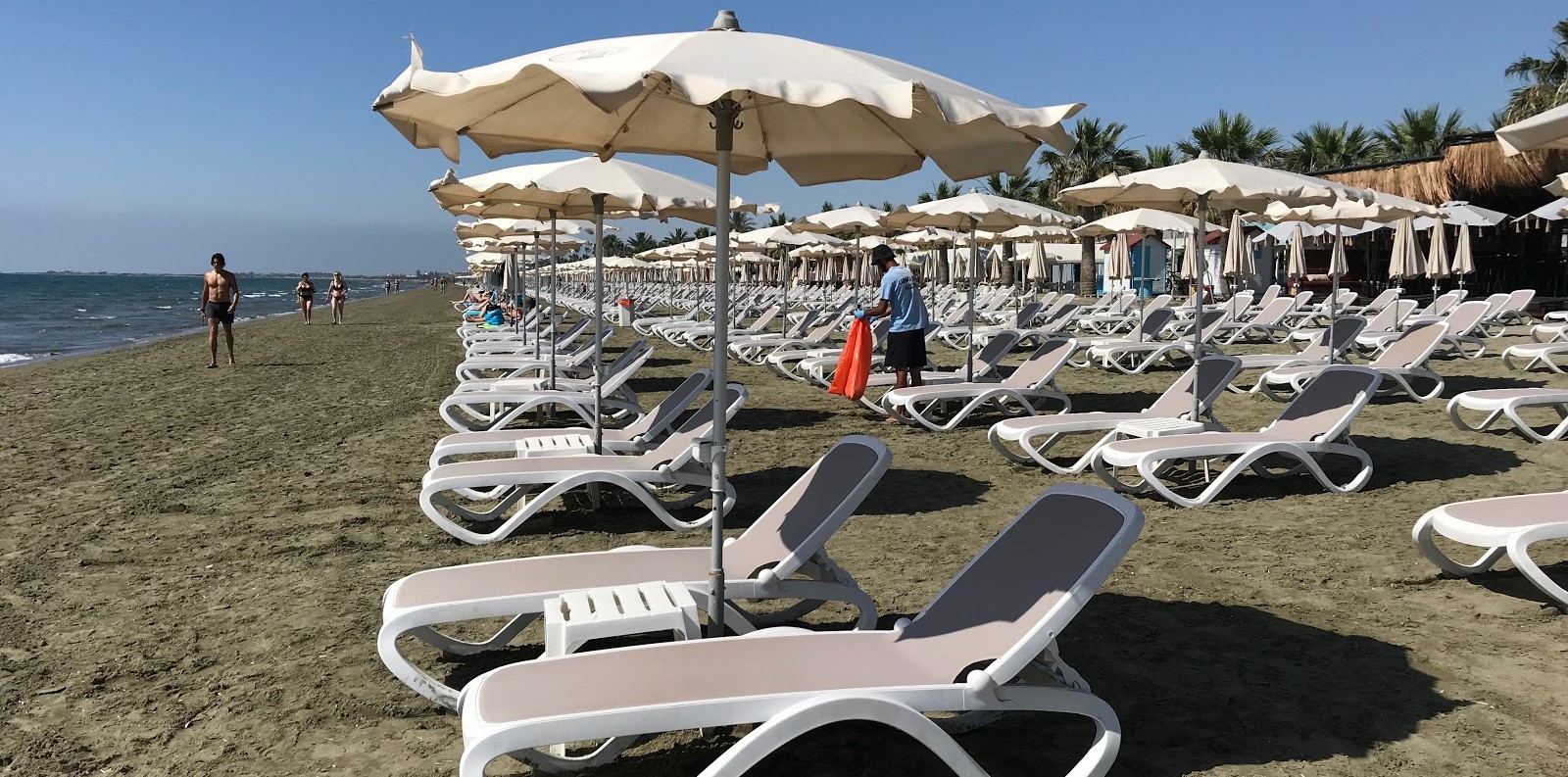 Safes for vacationers have been installed on Mackenzie Beach in Larnaca.