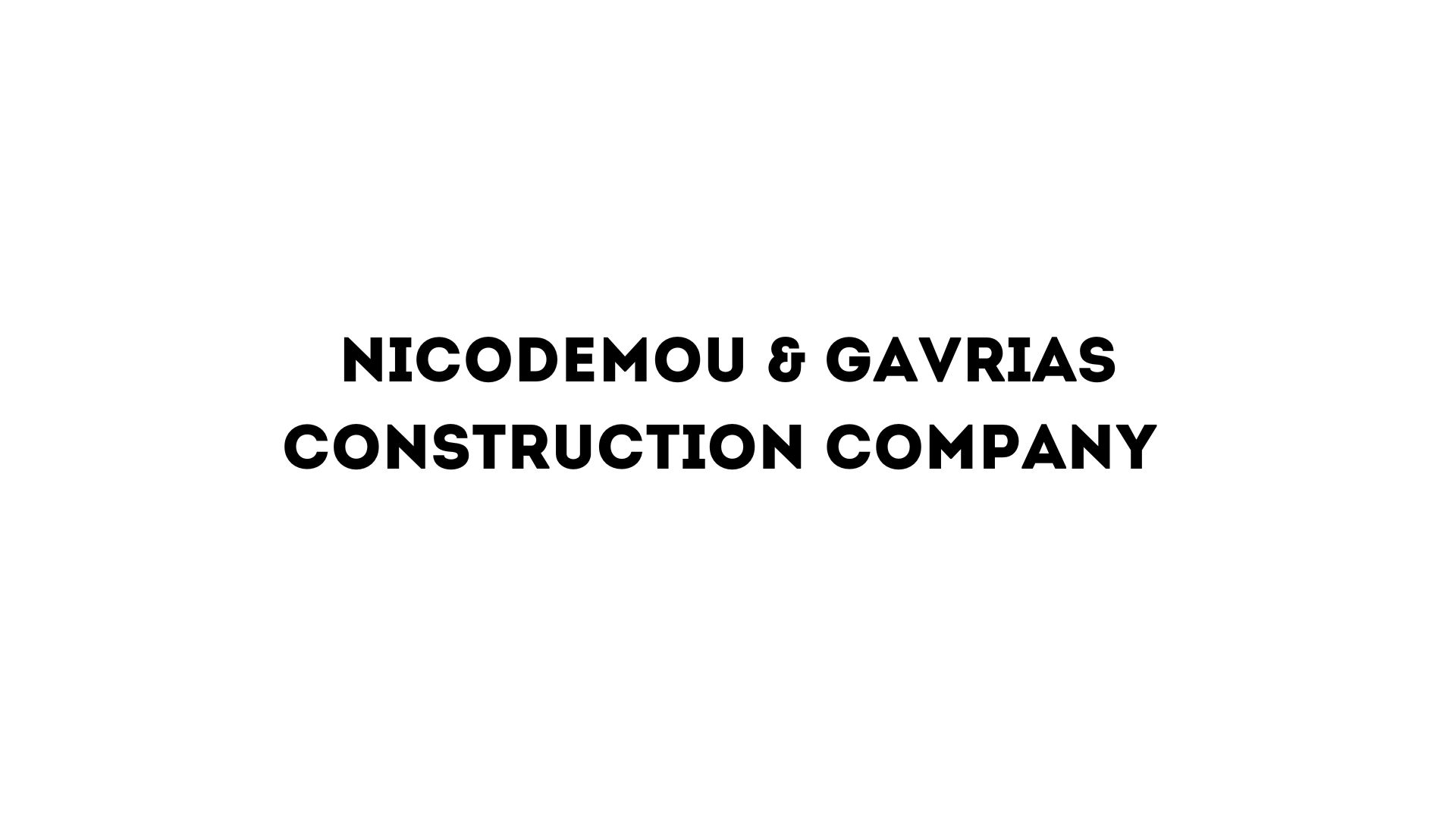 Nicodemou & Gavrias Construction Company