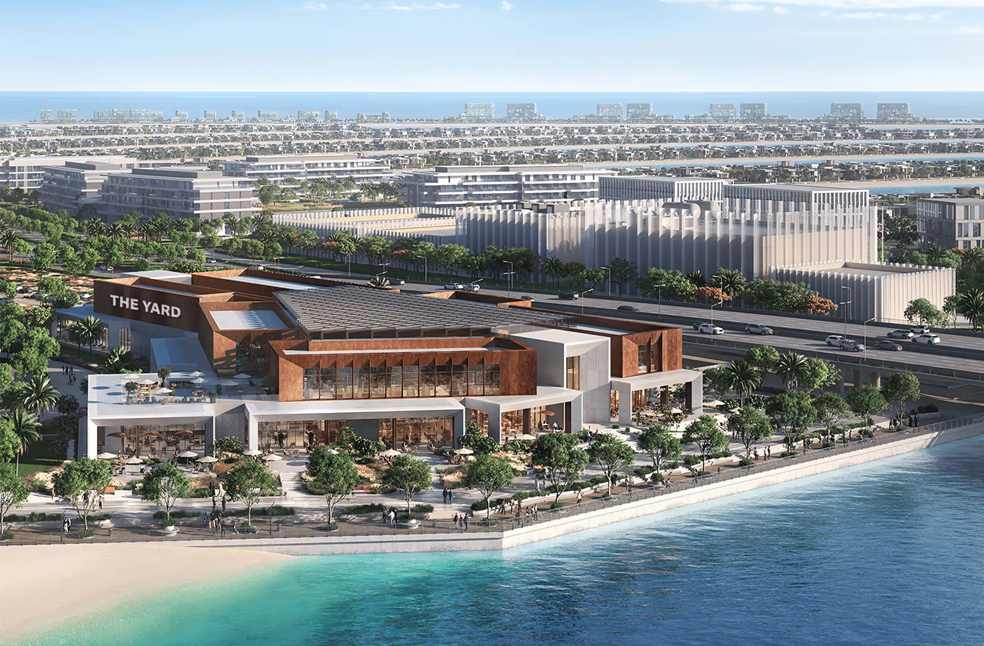 First The Yard Shopping Centre to Open on Palm Jebel Ali in Dubai
