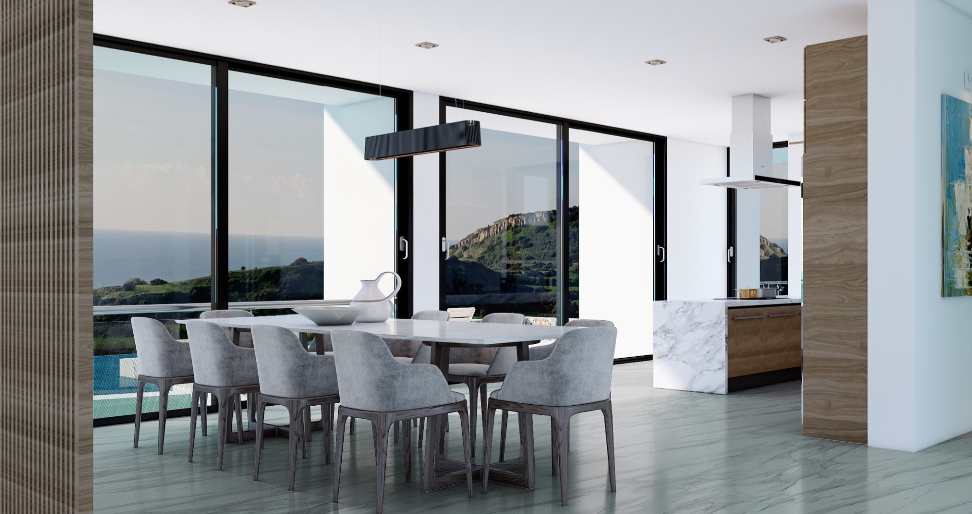 Four villas