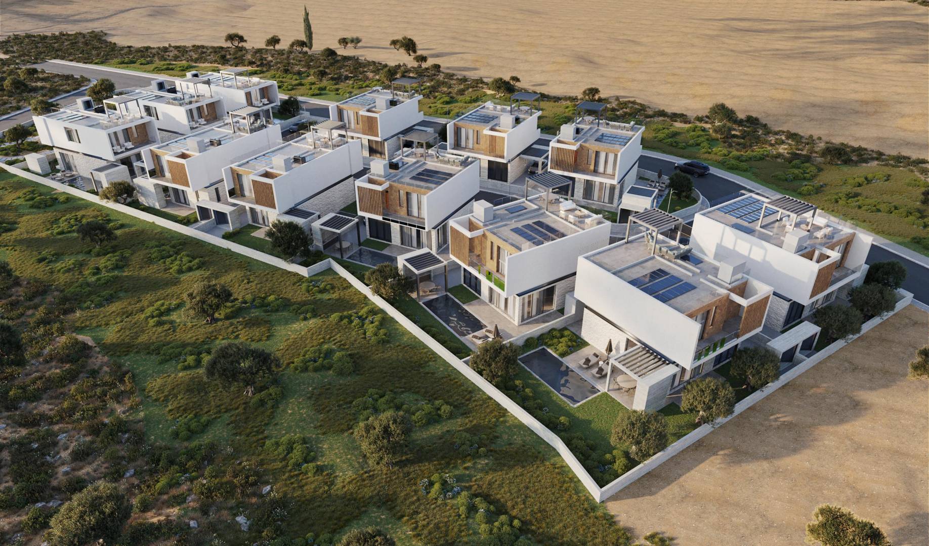 Gaia Homes: шикарные виллы в туристическом районе Пафоса