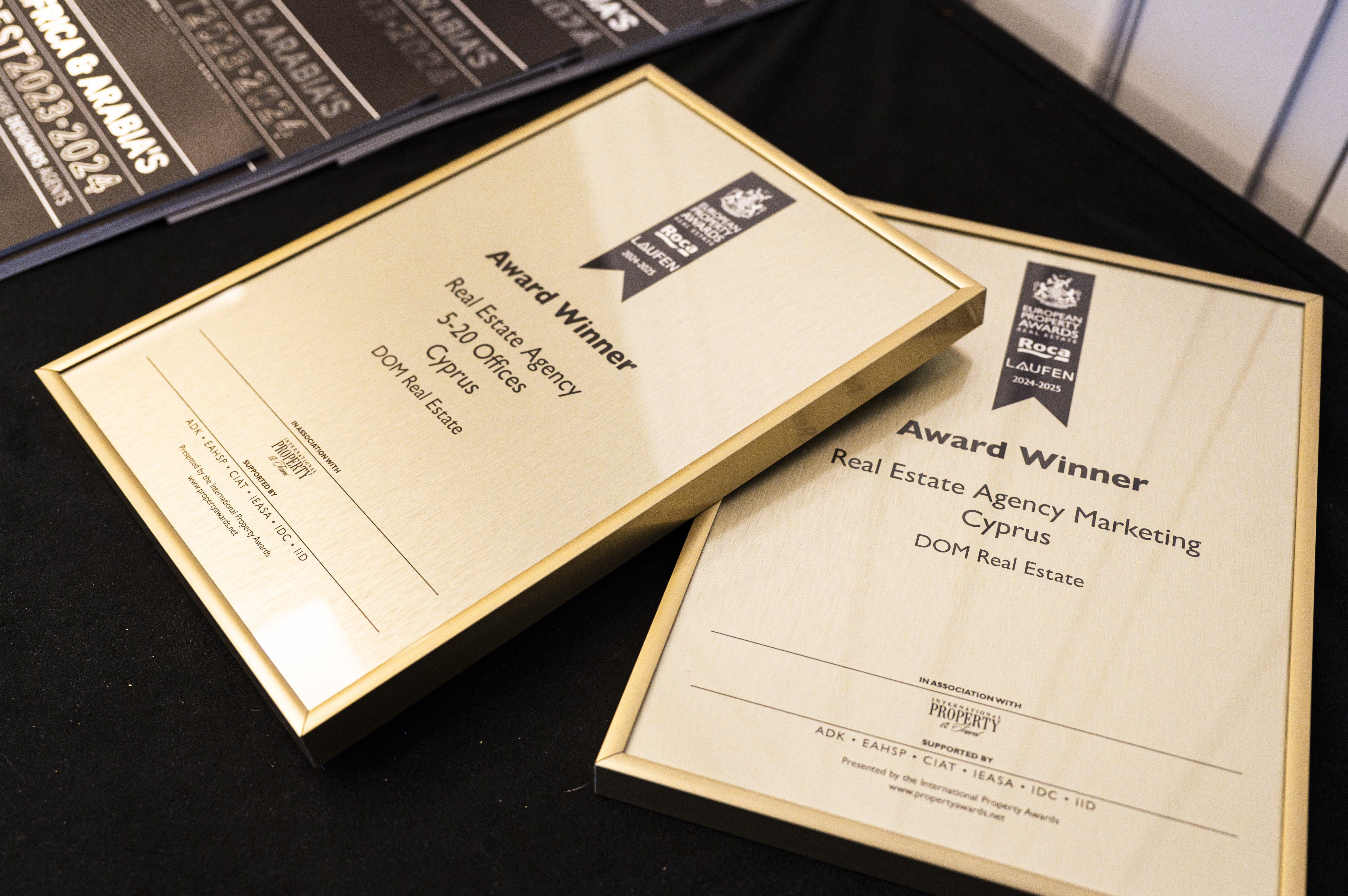 DOM Real Estate Receives Prestigious Awards at The International Property Awards 2024