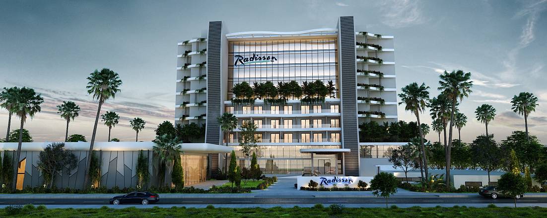 В Ларнаке активными темпами продвигается строительство роскошного отеля Radisson Larnaca Beach Resort