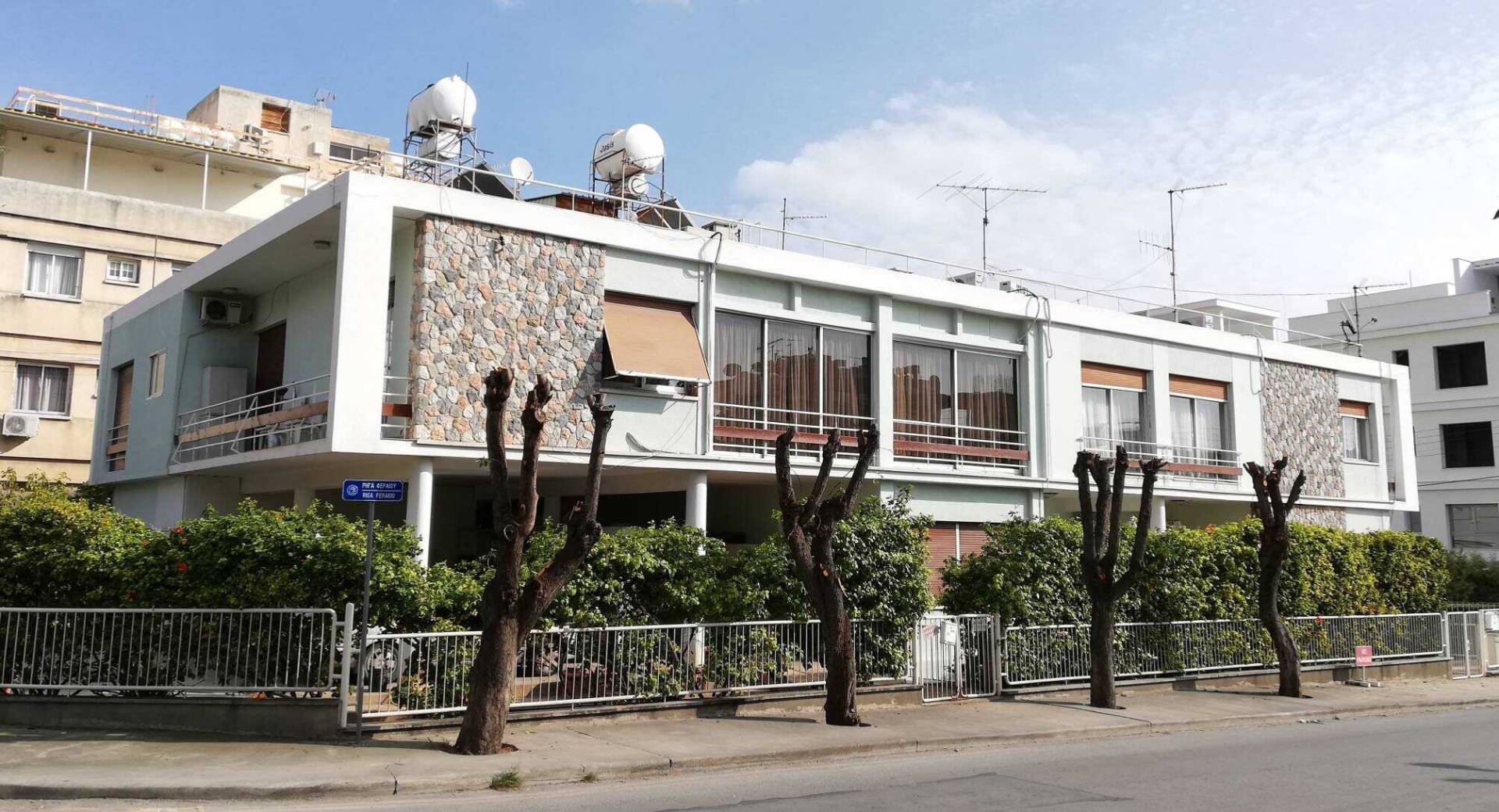 A collection of modernist buildings that remain in Limassol