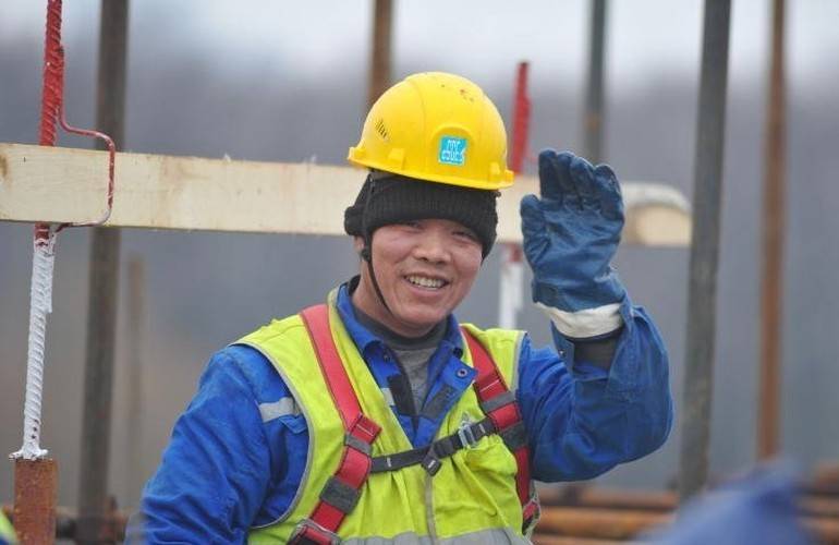 Large construction sites are better suited to that small one?