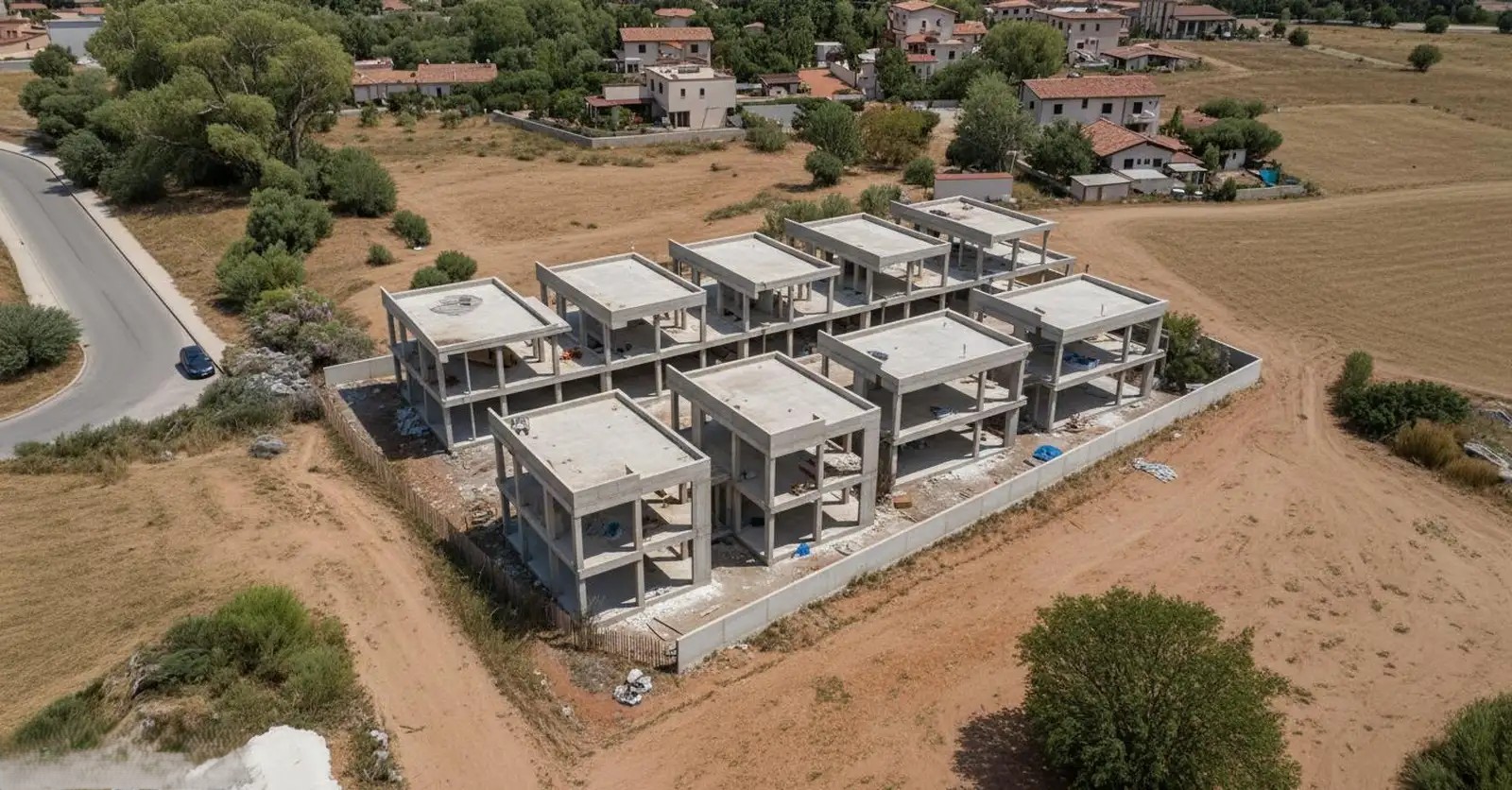 Houses at Kokkinotrimithia