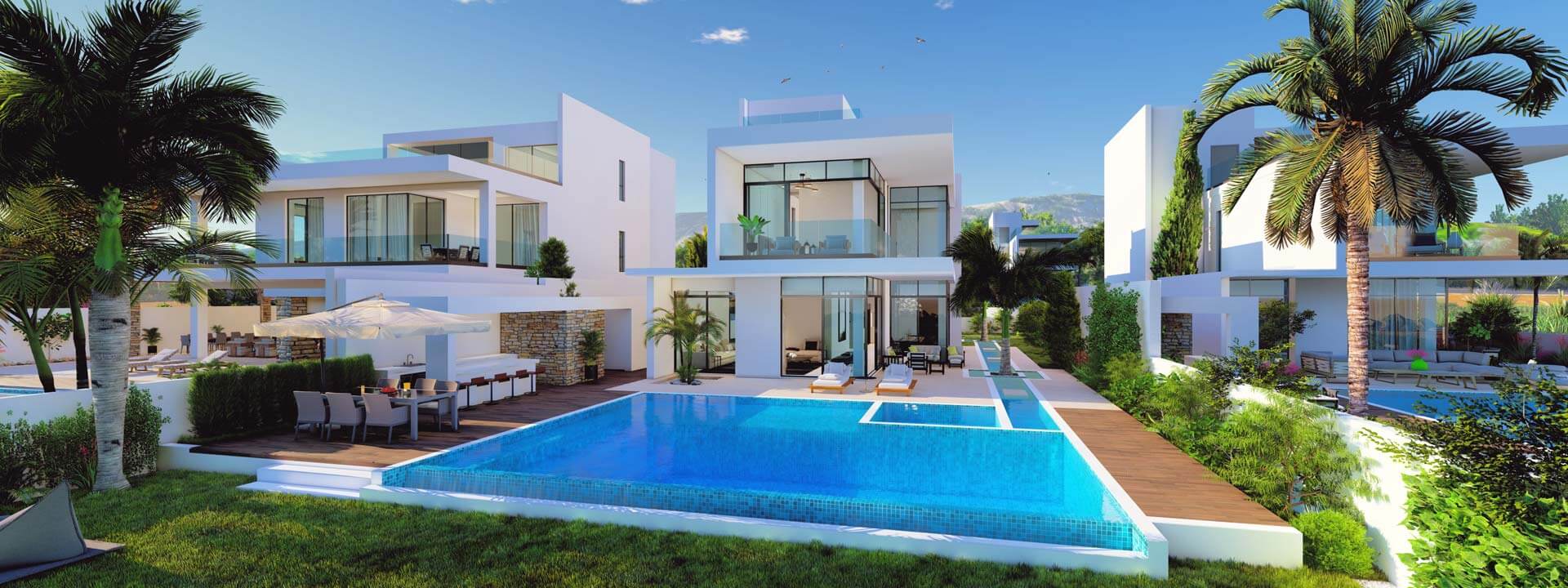 Calma Beachfront Villas: роскошные виллы в самом райском уголке Кипра