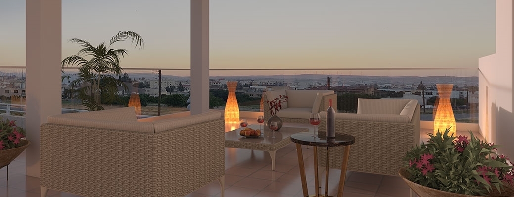Kamares Heights: современные апартаменты с великолепным видом на Ларнаку