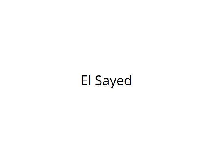 El Sayed