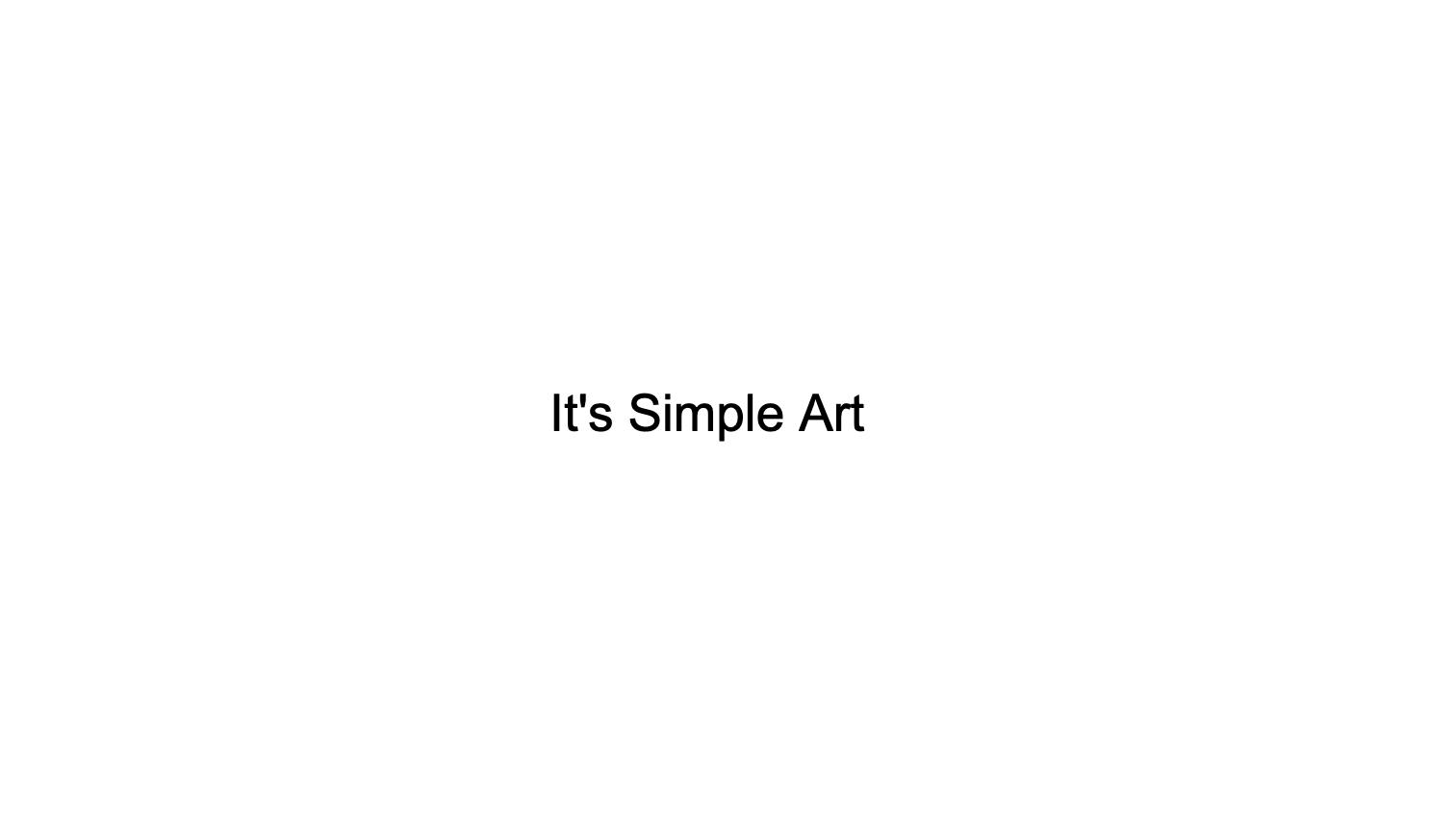 It's Simple Art