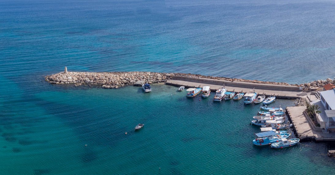 Renovations have begun at the fishing port of Kato Pyrgos