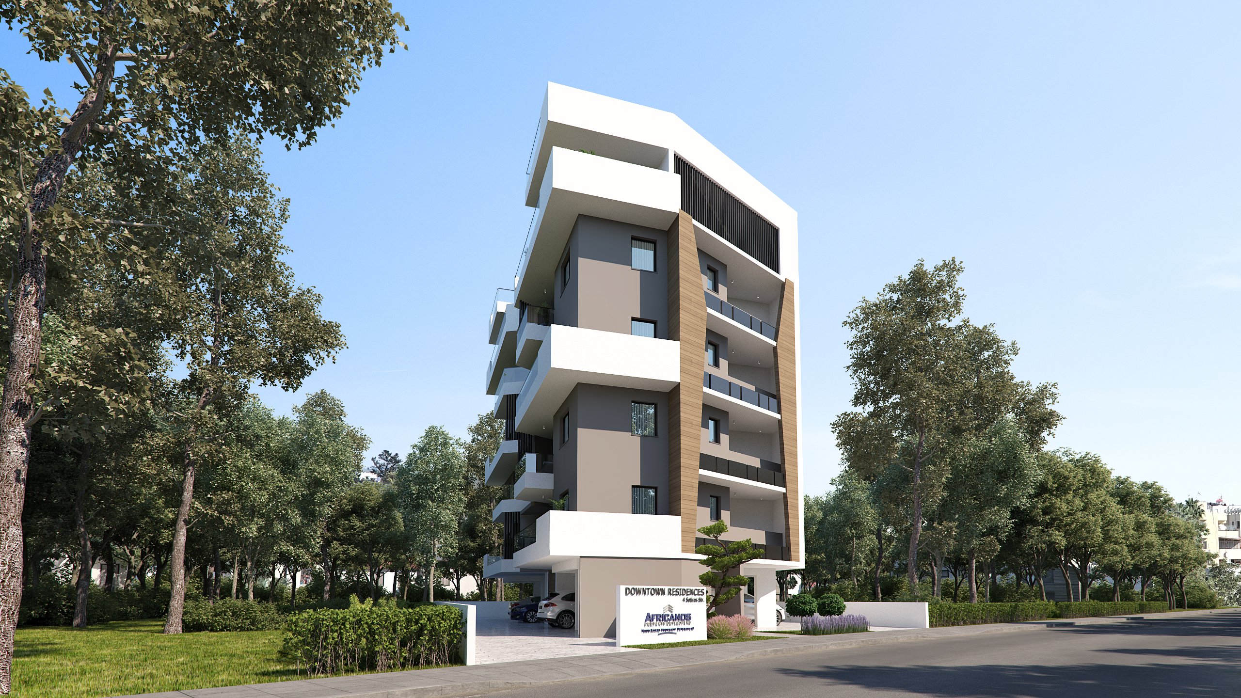 Реализация проекта Downtown Residences в Ларнаке на продвинутой стадии