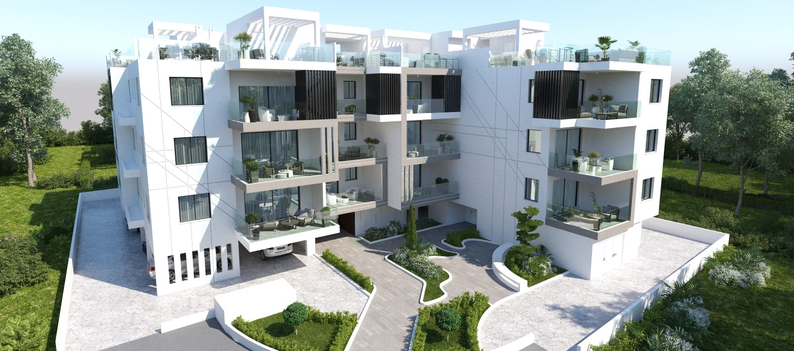 В Ларнаке началось строительство жилого комплекса La Maison Gardens Residences