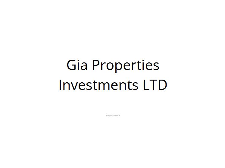 Gia Properties Investments LTD