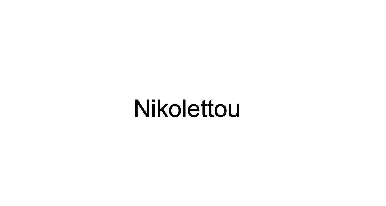 Nikolettou