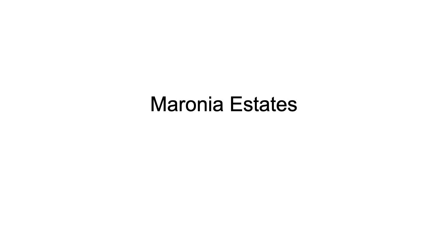 Maronia Estates