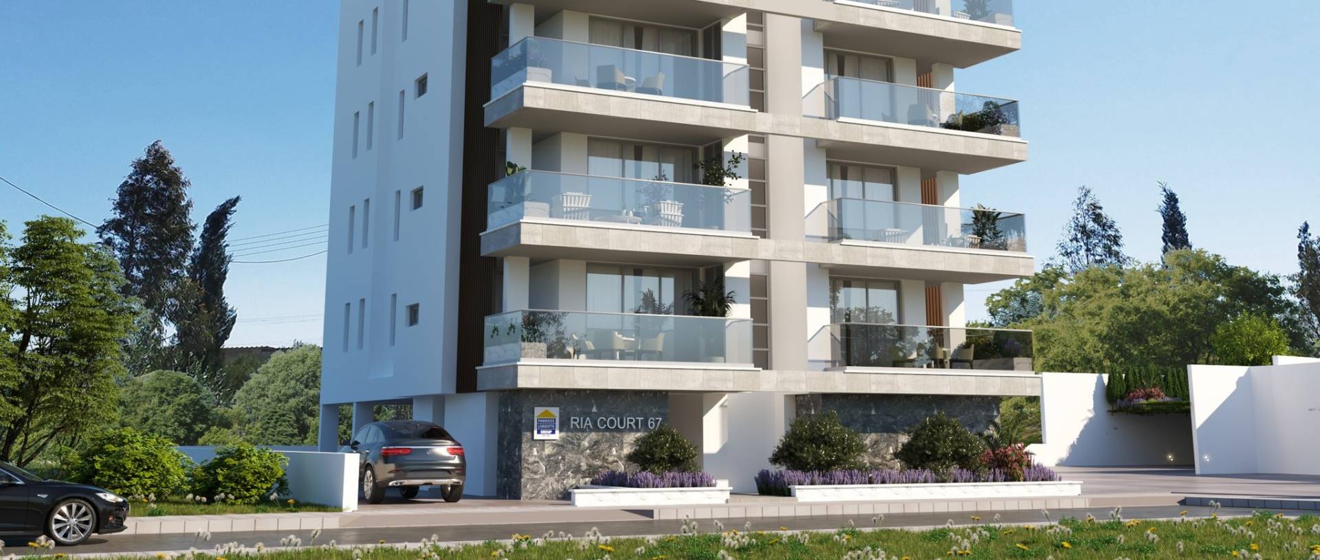 Ria Court 67: Spacious Apartments with a View of Larnaca's Salt Lake