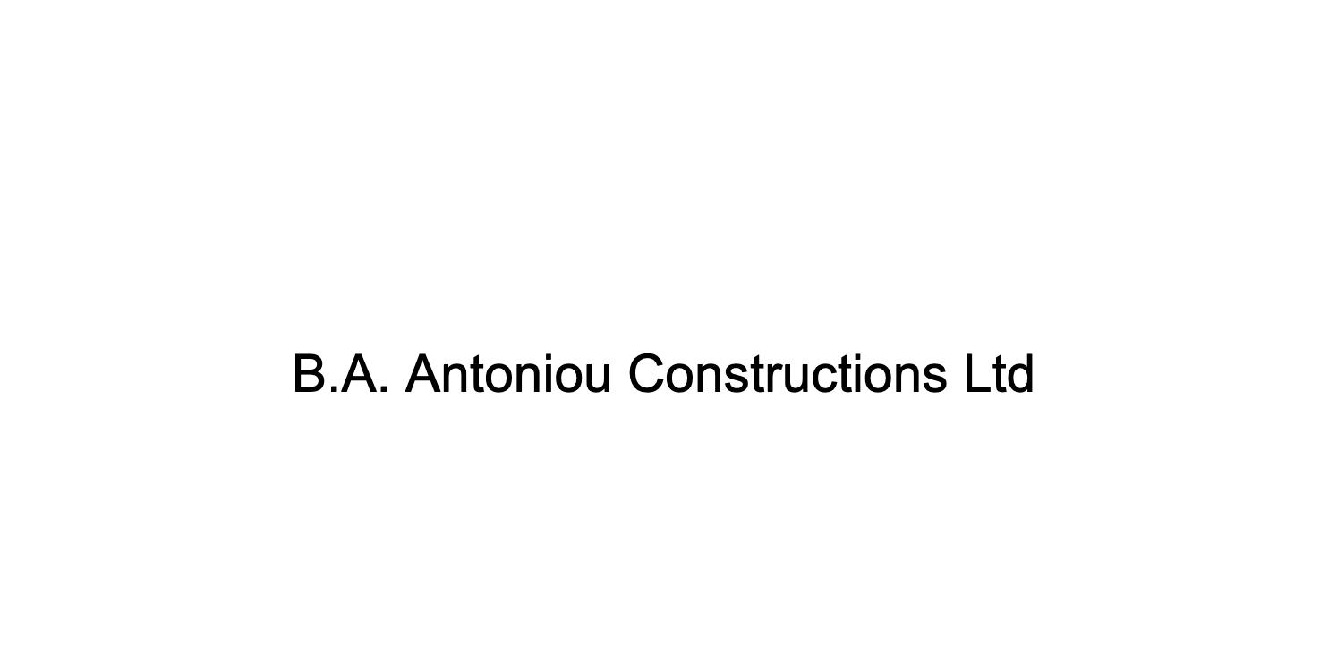 Β.Α. Antoniou Constructions Ltd